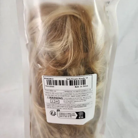 Hair Extension Womens Dark / Bleach Blonde 14 Inches Unbranded NEW Fast Ship - Picture 2 of 8